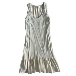 RACHEL RACHEL ROY KNIT CREAM PEPLUM DRESS SIZE LARGE NWOT